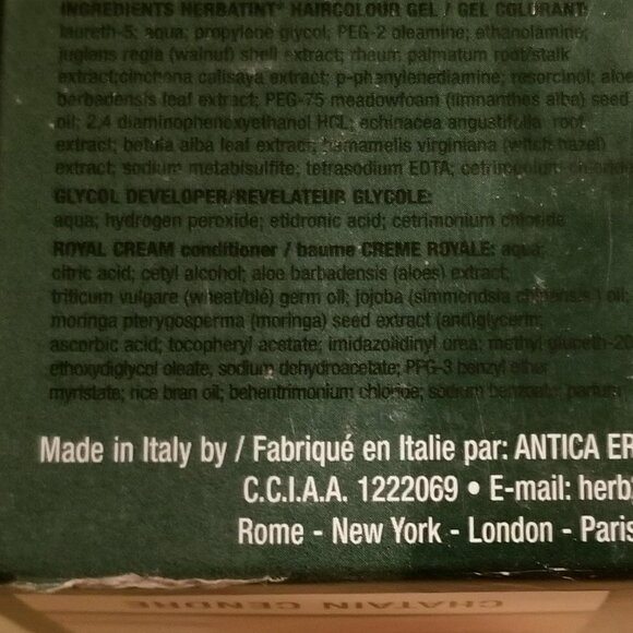 FREE Add-0n Herbatint hair colour - Picture 5 of 5